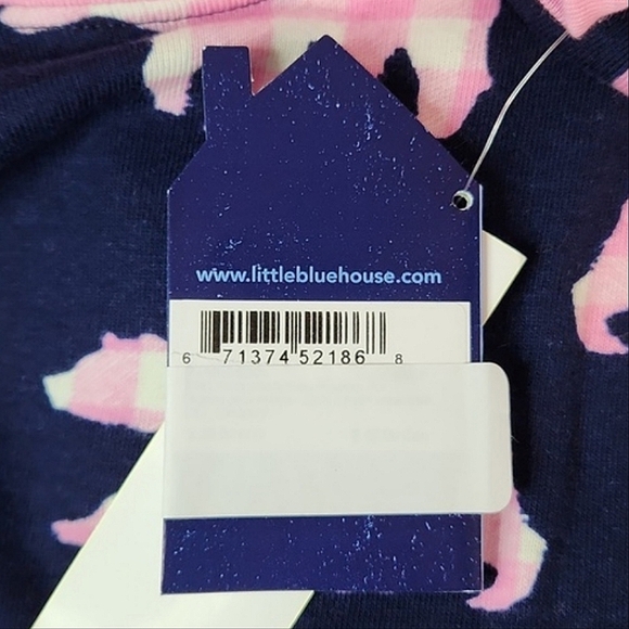 🔥FINAL💲⬇️Hatley/Little Blue House Cotton Pink Plaid Bears Kids PJ's, SZ 4*~NWT - Picture 8 of 12